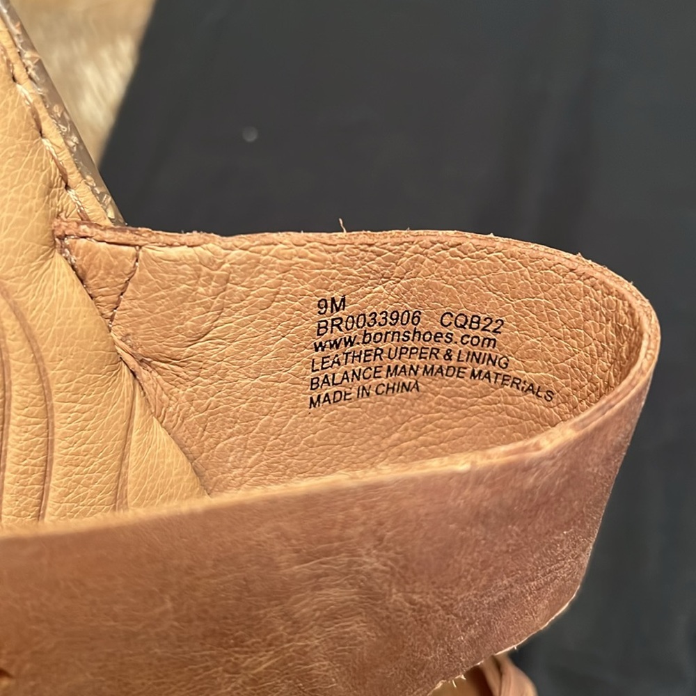 Born Morena Brown Leather Sandal - Picture 6 of 6